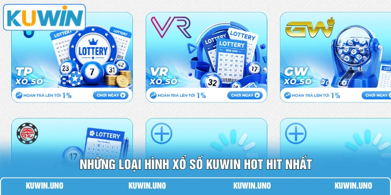 Những loại hình xổ số KUWIN hot hit nhất