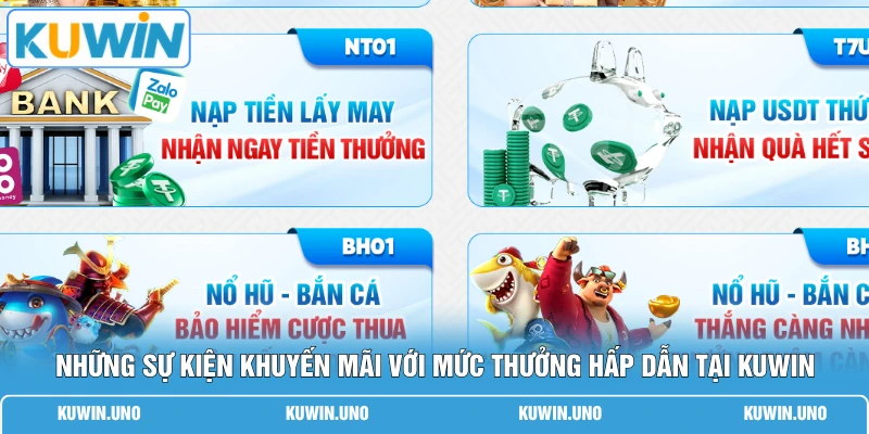 Khuyến Mãi KUWIN 2 Những sự kiện khuyến mãi với mức thưởng hấp dẫn tại KUWIN